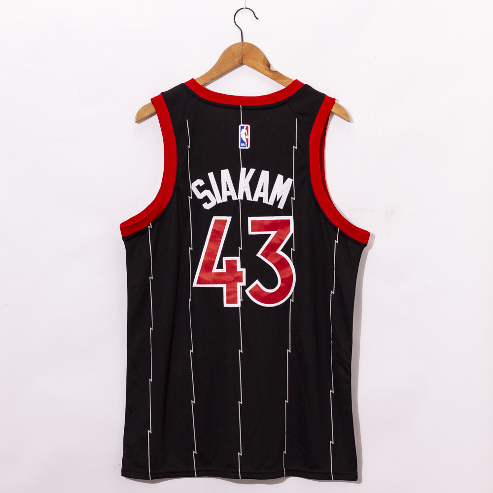 Men Toronto Raptors #43 Siakam Black Game NBA Jerseys-0